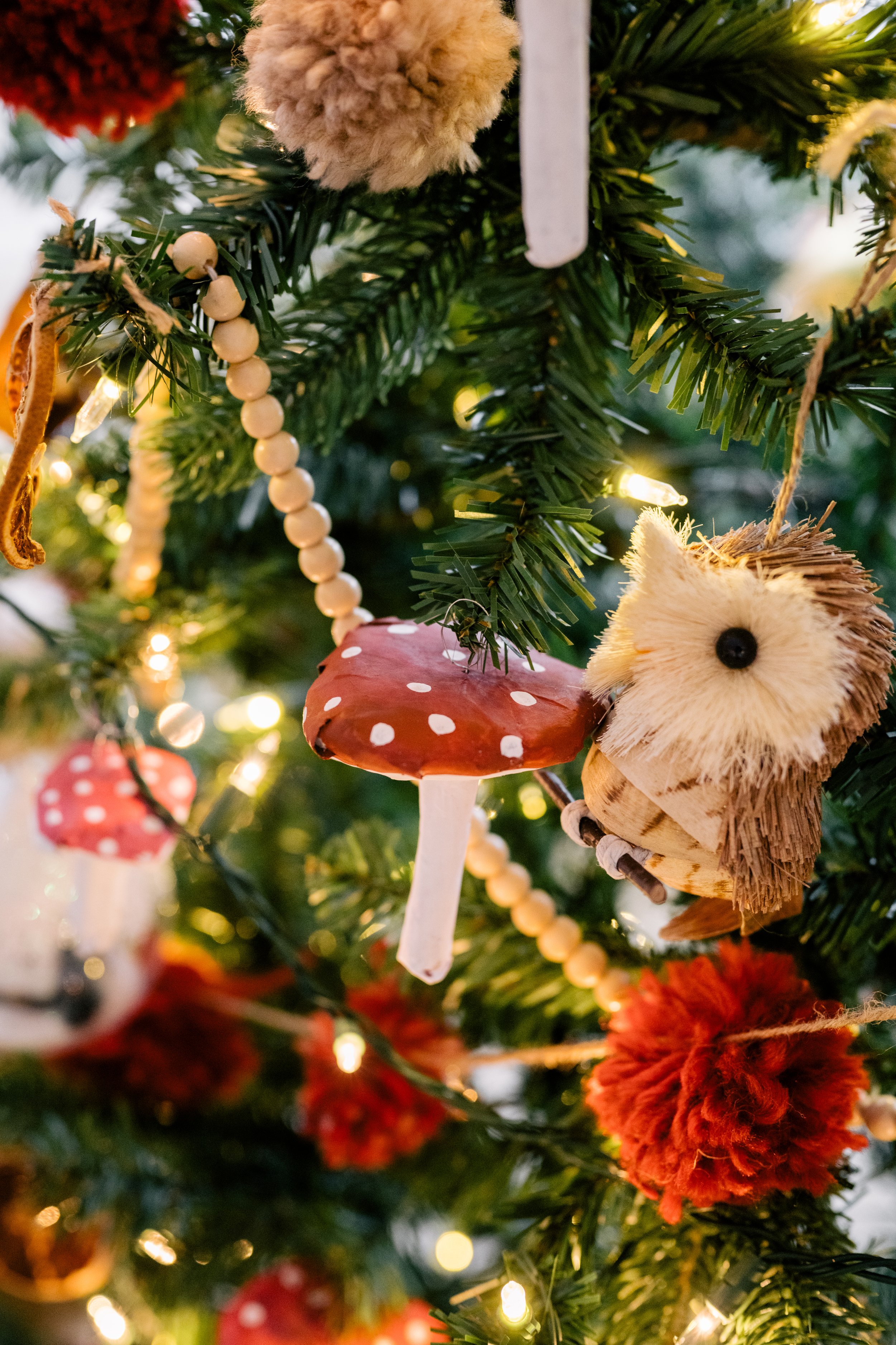 Christmas cheap mushroom ornaments